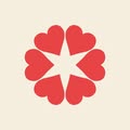 Seks Hjerter logo